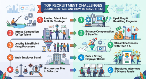 Top Recruitment Challenges Businesses Face and How to Solve Them